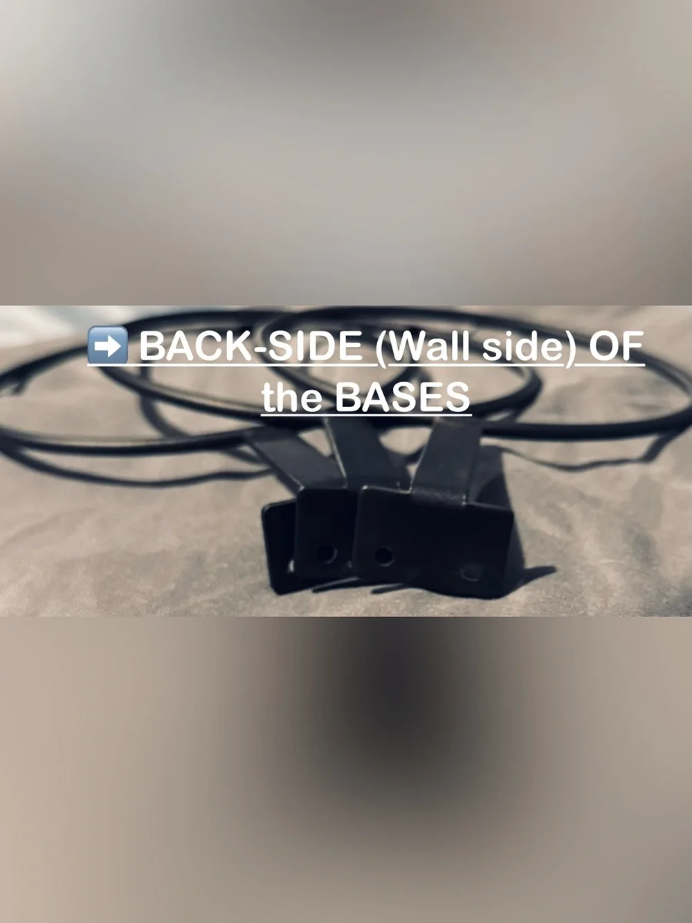 3 PACK — METAL WALL MOUNTING SPORTS-BALL DISPLAY STANDS